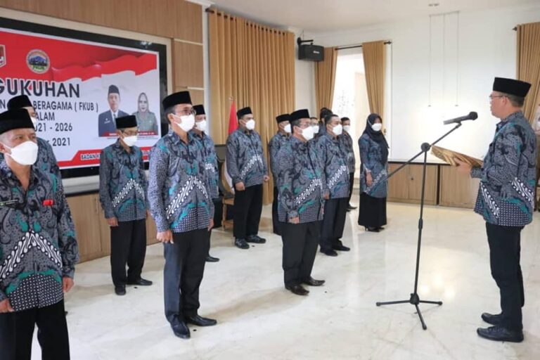 Pengurus FKUB Pagar Alam Periode 2021-2026 Resmi Dikukuhkan