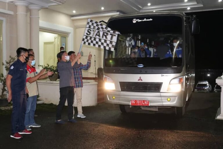 Walikota Pagar Alam Lepas 20 Pemuda Ikuti Kompetisi JPD Sumsel 2021
