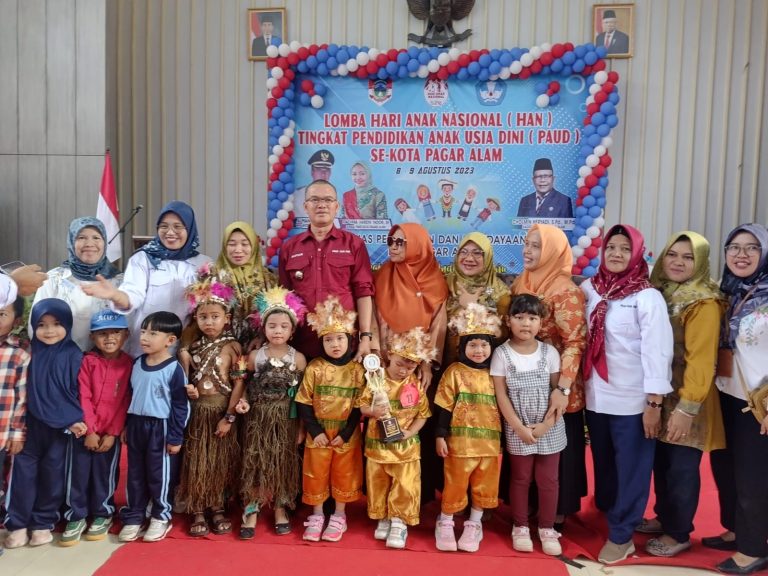 Kegiatan Hari anak nasional (HAN) Tingkat Pendidikan anak usia dini (PAUD) Se-Kota Pagar Alam Tahun 2023