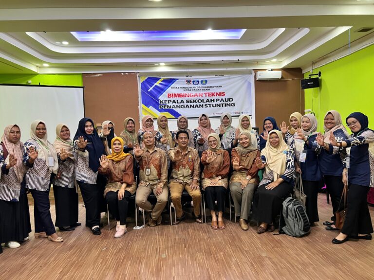 Bimbingan teknis kepala sekolah paud penanganan stunting