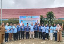 Launching makan bergizi gratis Pagar Alam.