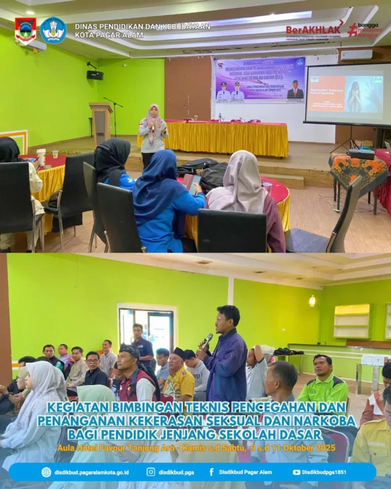 Kegiatan Bimbingan Teknis Pencegahan dan Penanganan Kekerasan Seksual dan Narkoba