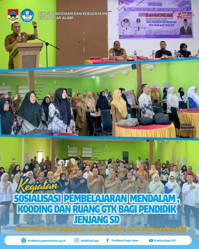 Sosialisasi Pembelajaran Mendalam, Coding, dan Ruang GTK bagi Pendidik Jenjang SD