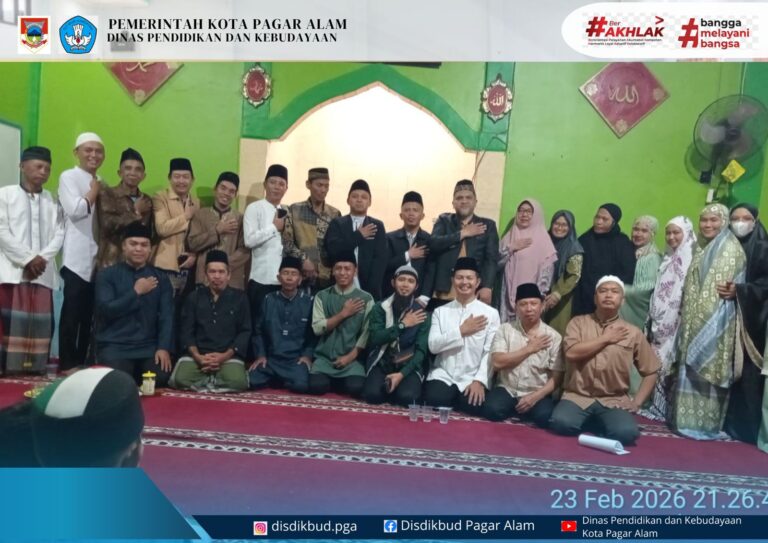 Tim Safari Ramadhan Kota Pagar Alam bersama Dinas Pendidikan dan Kebudayaan Kota Pagar Alam dan SMP Negeri 10 Pagar Alam
