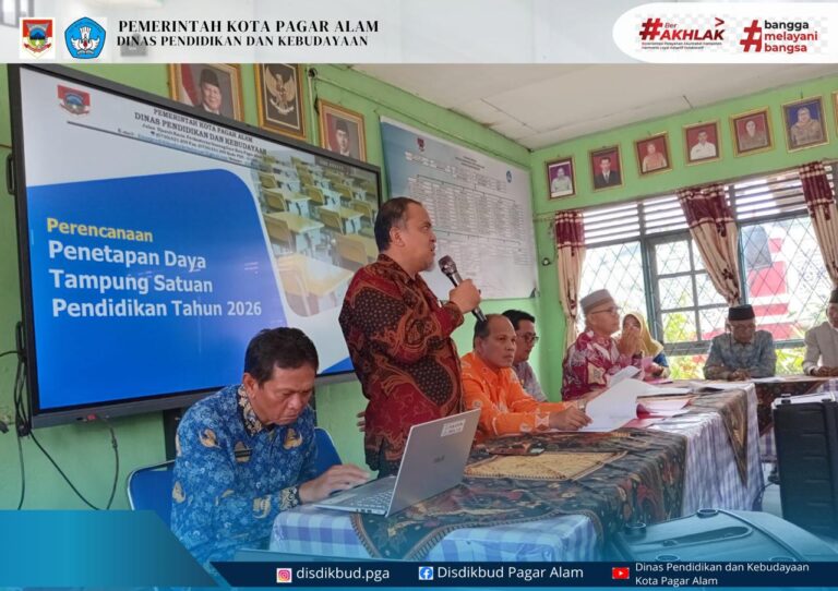 sosialisasi perencanaan penetapan data tampung satuan Pendidikan tahun 2026