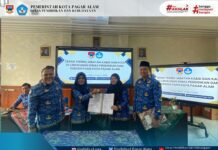 Dinas Pendidikan dan Kebudayaan Kota Pagar Alam melaksanakan Serah Terima Jabatan Kepala Bidang (Kabid) dan Kepala Seksi (Kasi)