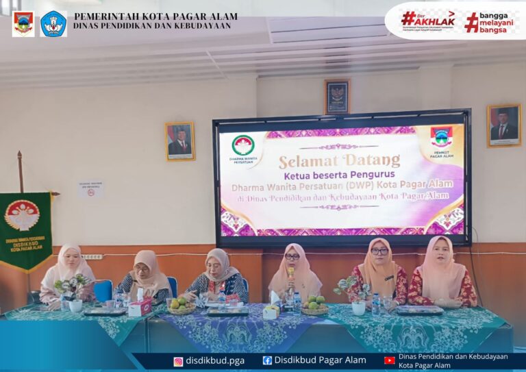 kunjungan Dharma Wanita Persatuan (DWP) kota Pagar Alam pada Kamis, 21 Mei 2026.
