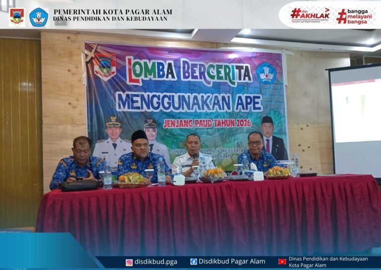 Lomba Bercerita Menggunakan Alat Permainan Edukatif (APE) Jenjang PAUD Tahun 2026 pada Rabu, 17 Juni 2026
