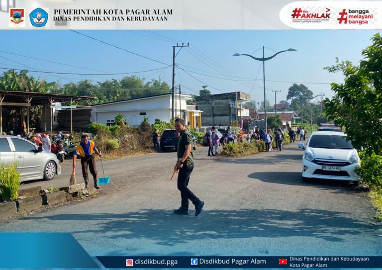 kegiatan Jumat Bersih bertempat di Kelurahan Bangun Rejo Kecamatan Pagar Alam pada 12 Juni 2026