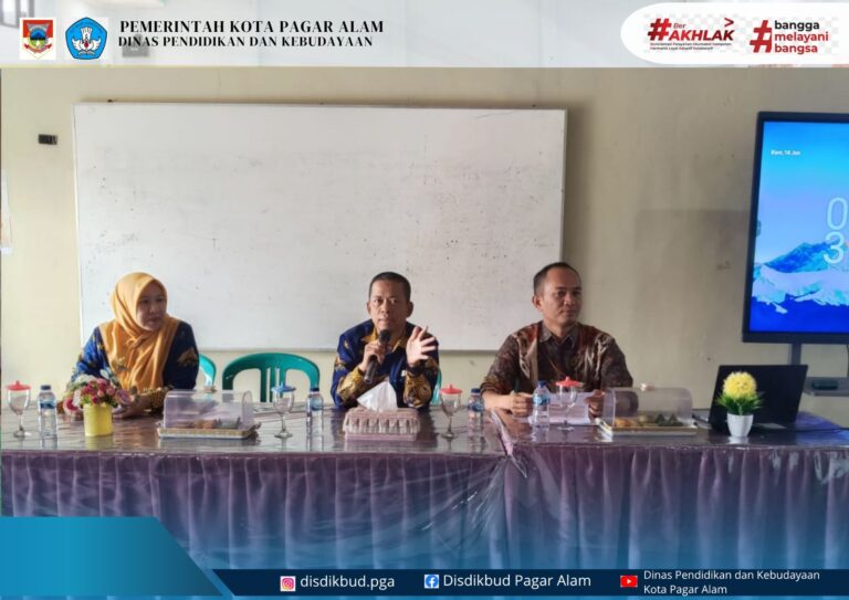 kegiatan NGIBAR (ngisi Bareng) Sensus Ekonomi 2026 bertempat di SMP Negeri 4 Kota Pagar Alam pada Kamis, 18 Juni 2026